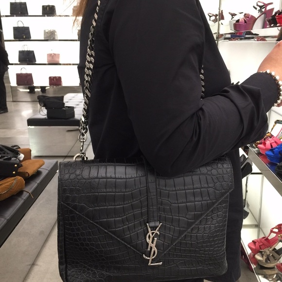 ❌SOLD❌ Saint Laurent Collège Crocodile Bag - Picture 7 of 8